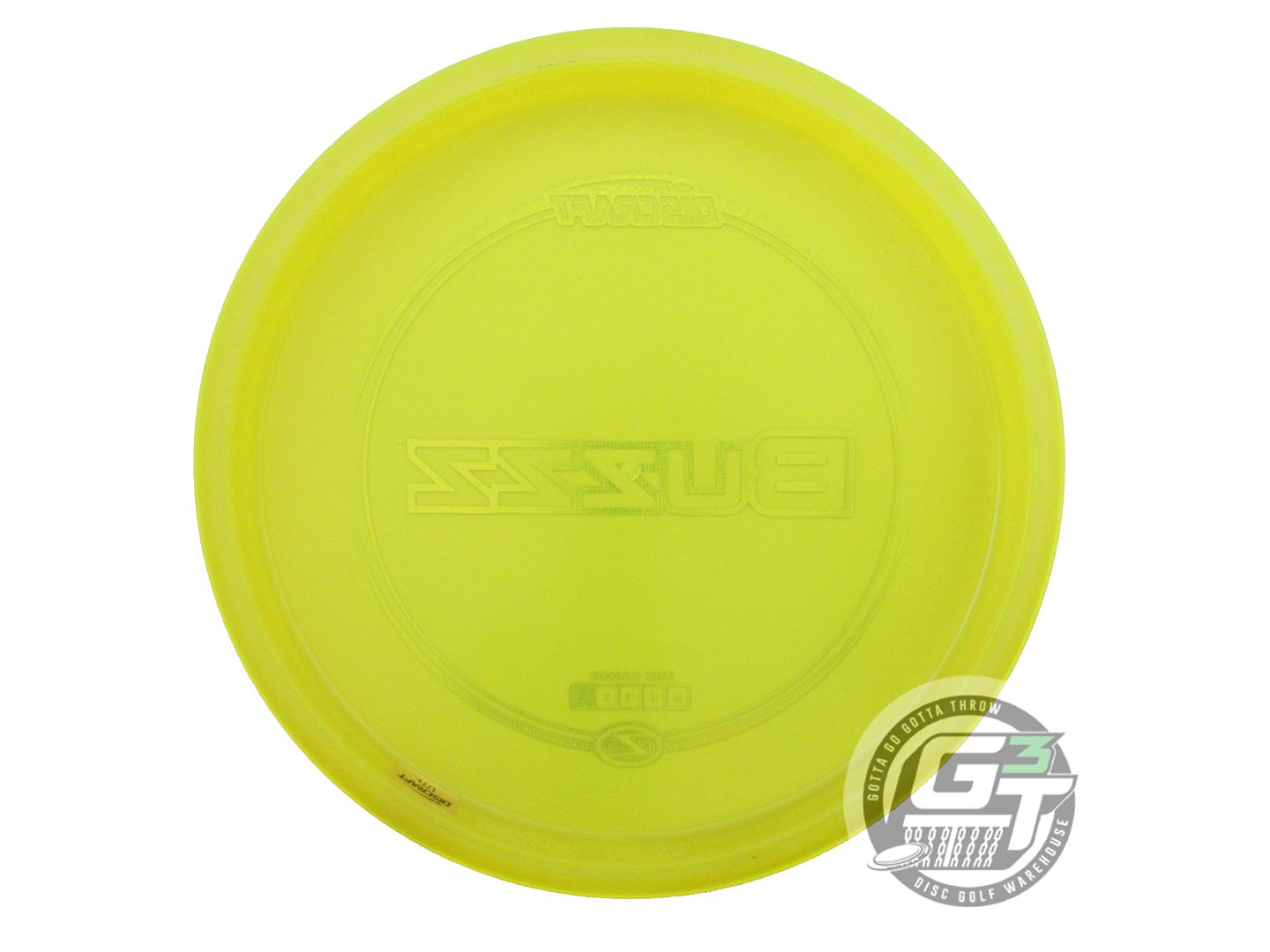 NOS Discraft Z Buzzz 177g Yellow Yellow Matrix Foil Midrange Golf Disc