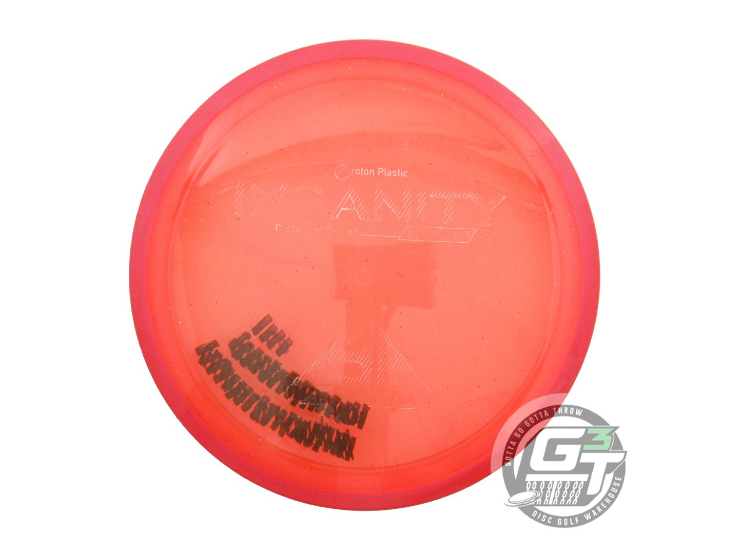 USED Axiom Discs Proton Insanity 161g Orange Red Rim A Distance Driver Golf Disc