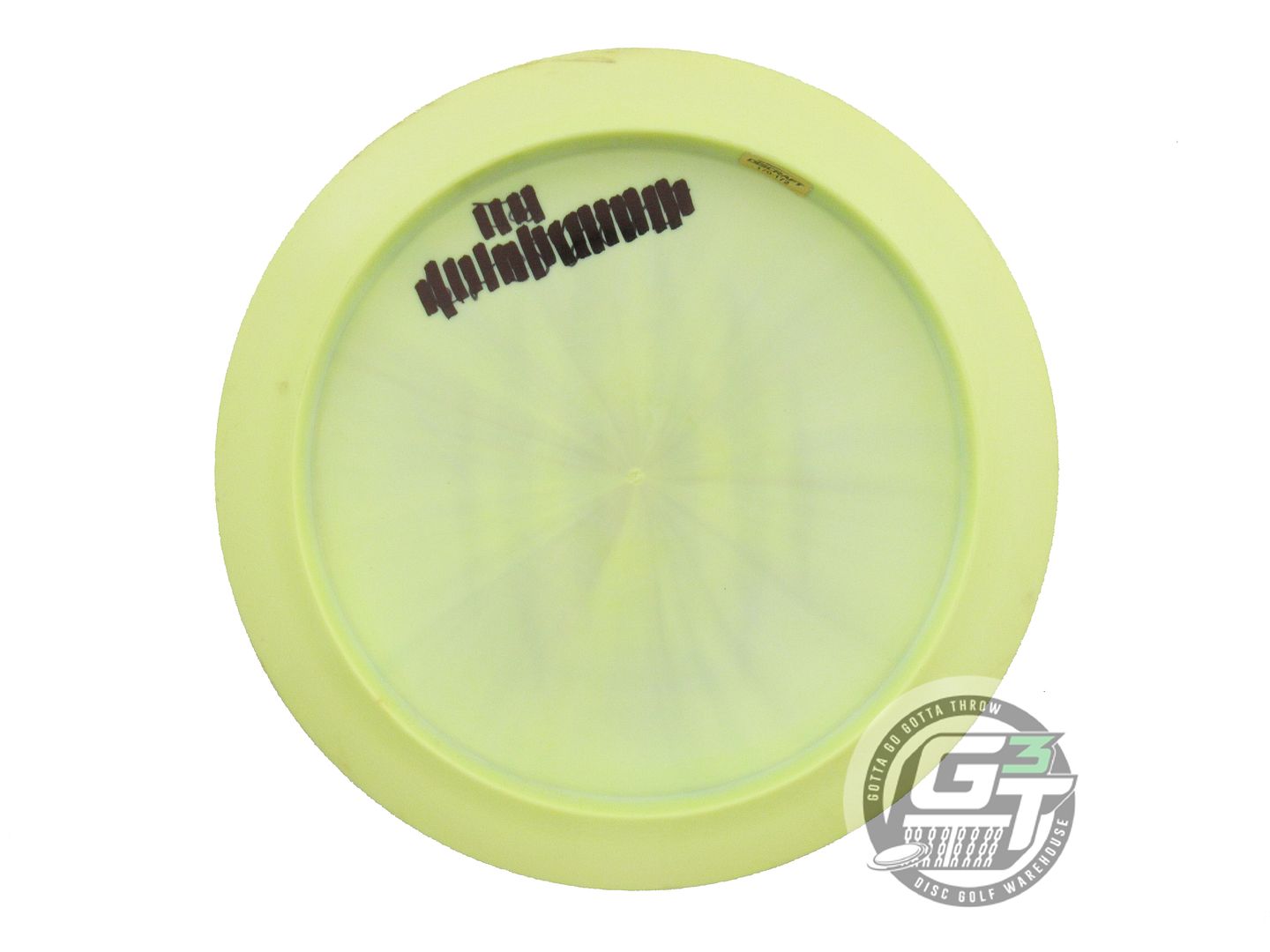 USED Discraft [McBETH] 6X CLAW ESP Zeus 172g Yellow Gold Foil Driver Golf Disc