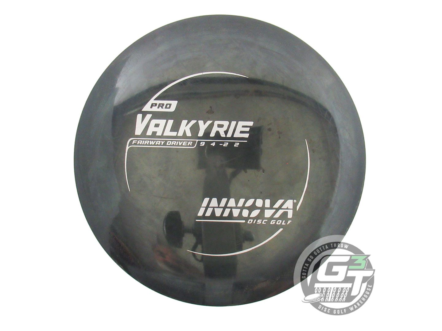 USED Innova Pro Valkyrie 175g Black Silver Stamp Distance Driver Golf Disc