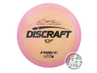 USED Discraft ESP Force 176g Pink-Peach Black Stamp Distance Driver Golf Disc