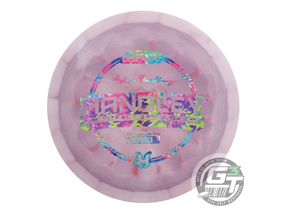 NOS Discraft [HANDLEY] ESP Undertaker 170g Lilac Fireworks Foil Driver Disc