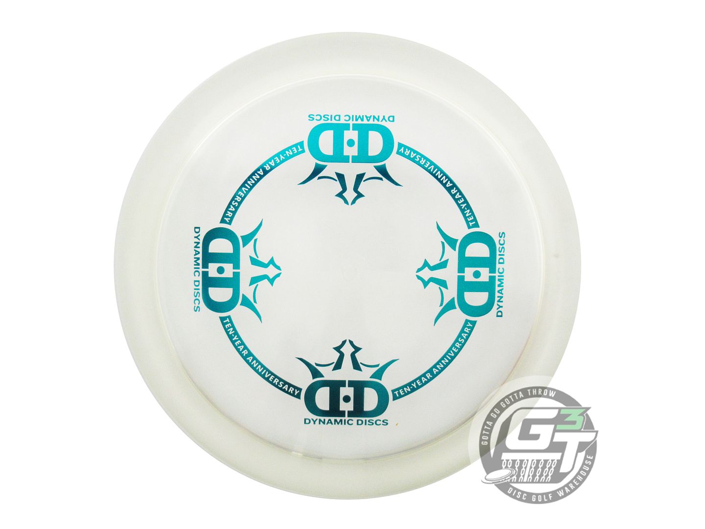 NOS Dynamic Discs [10 YEAR] Lucid Ice Escape 174g Clear Teal Foil Driver Disc