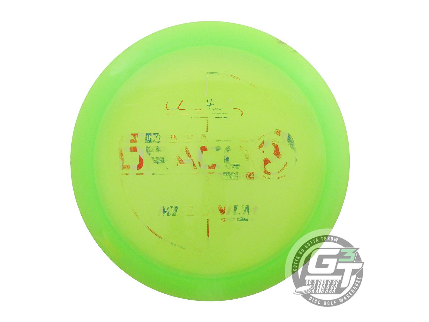 USED Millennium [HEIMBURG] Quantum Draco 172g Lime Flag Foil Driver Golf Disc