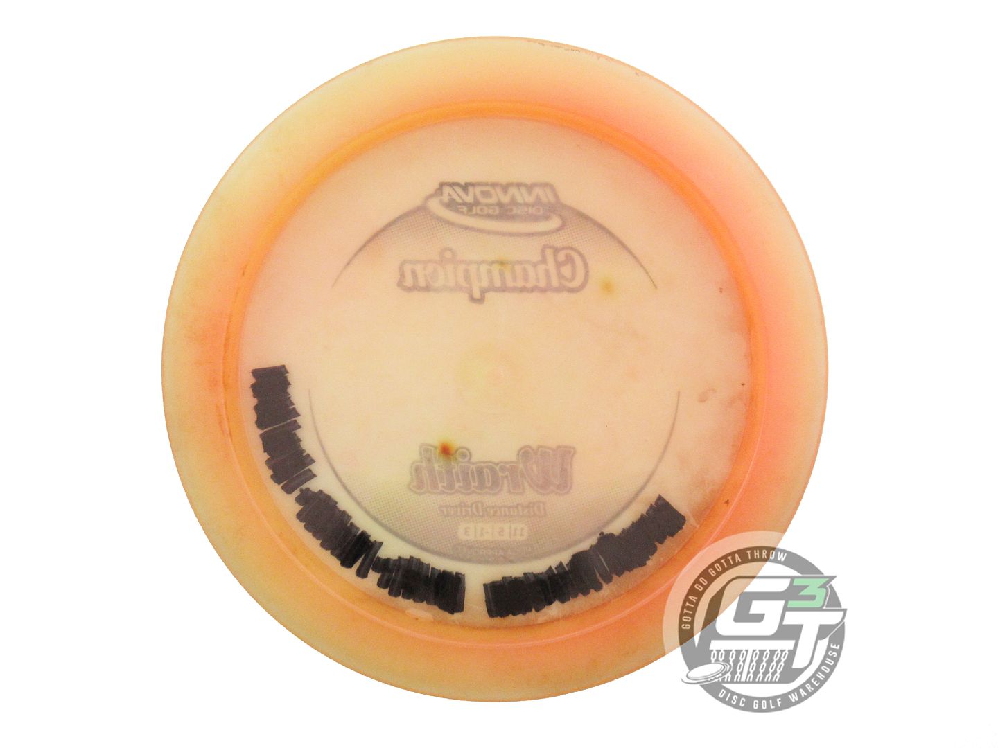 USED Innova Champion Wraith 167g Peach Black Stamp Distance Driver Golf Disc