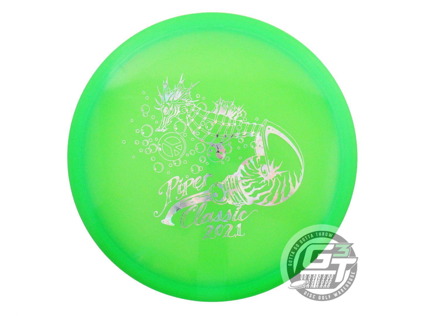 NOS Discraft Z Buzzz 177g Lime Silver Holo Flower Foil Midrange Golf Disc