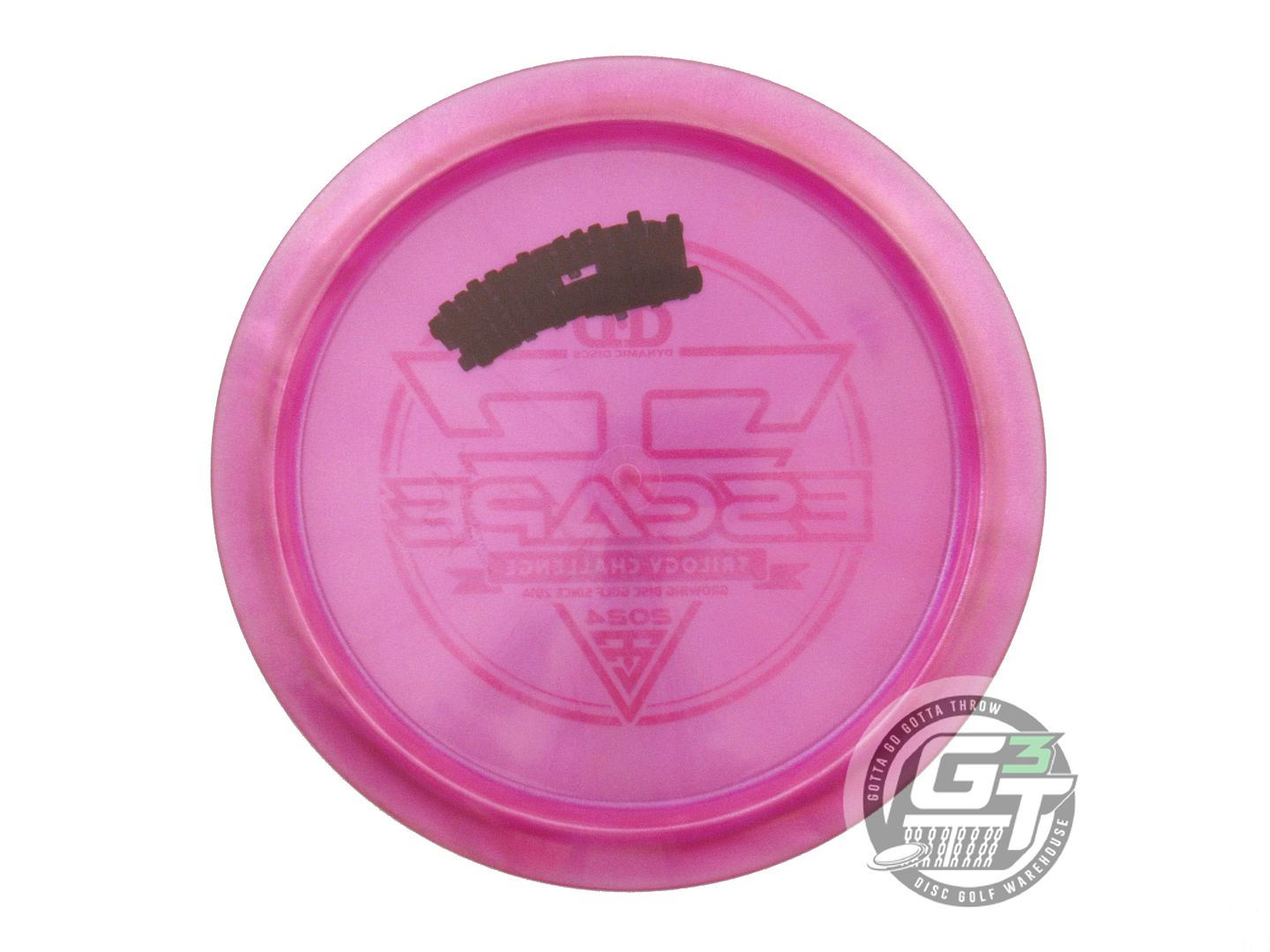 USED Dynamic Discs [TRILOGY] Glimmer Lucid Ice Escape 163g Pink Driver Golf Disc