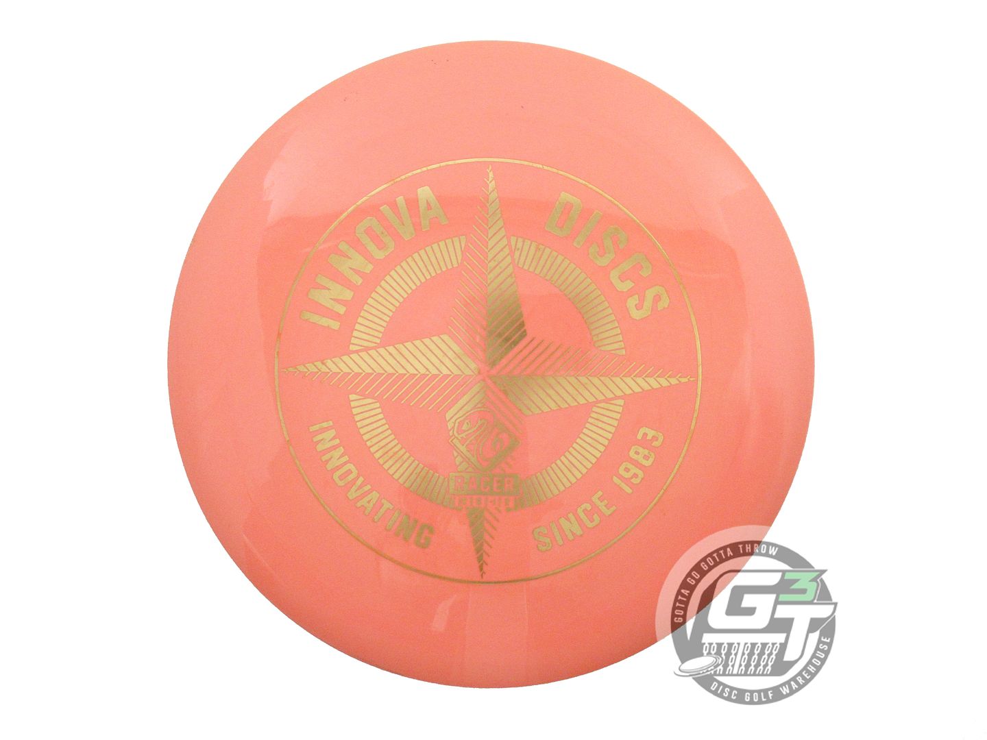 USED Innova FIRST RUN Star Racer 174g Peach Gold Foil Distance Driver Golf Disc