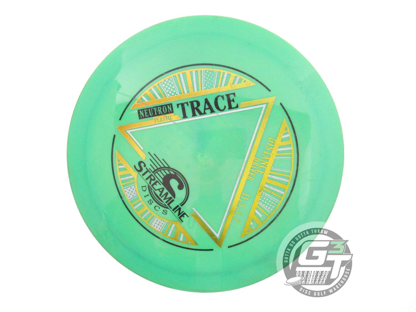 USED Streamline Discs Neutron Trace 174g Green Distance Driver Golf Disc