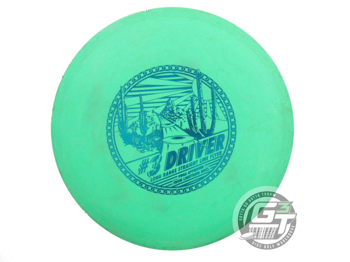 USED Lightning Standard #3 Driver 169g Green Blue Foil Fairway Driver Golf Disc