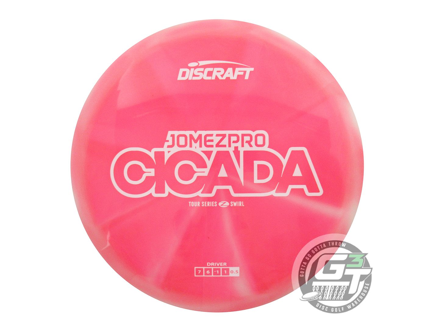 NOS Discraft [JOMEZ PRO] Z Swirl Cicada 175g Pink Fairway Driver Golf Disc