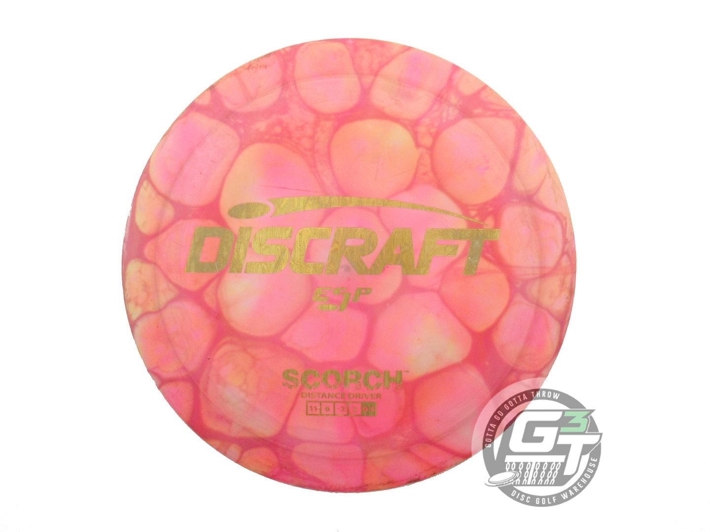 USED Discraft ESP Scorch 174g Tan HOME DYED Distance Driver Golf Disc
