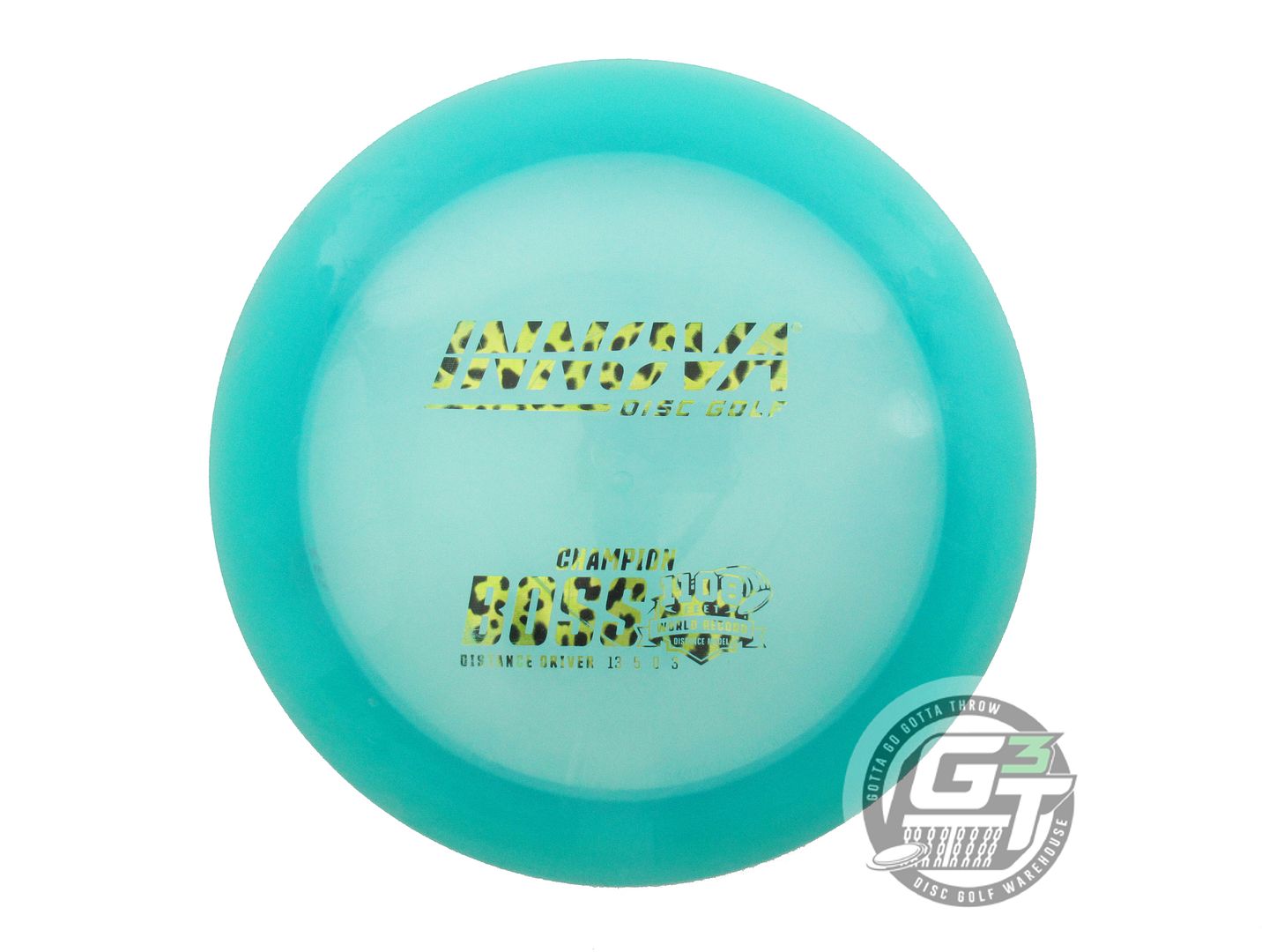 USED Innova Champion Boss 175g Seafoam Cheetah Foil Distance Driver Golf Disc