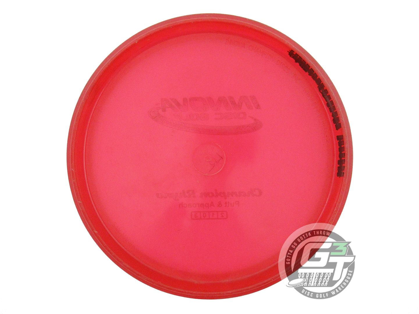 USED Innova Champion Rhyno 175g Red Gold Foil Putter Golf Disc