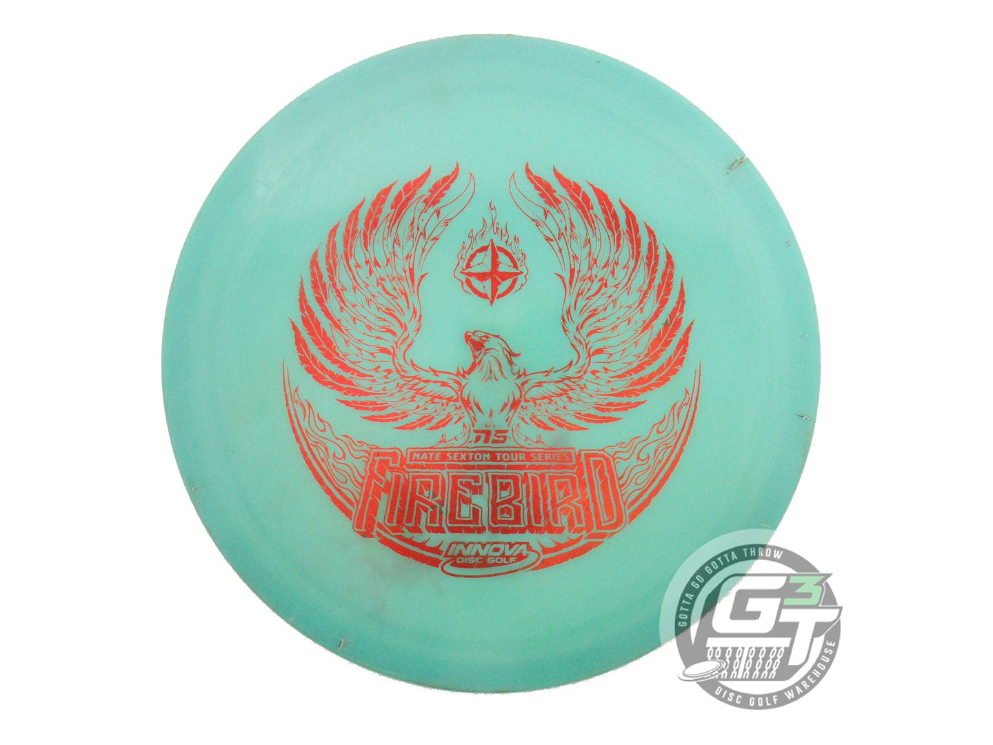 USED Innova [2021 SEXTON] Glow Champion Firebird 174g Seafoam Driver Golf Disc