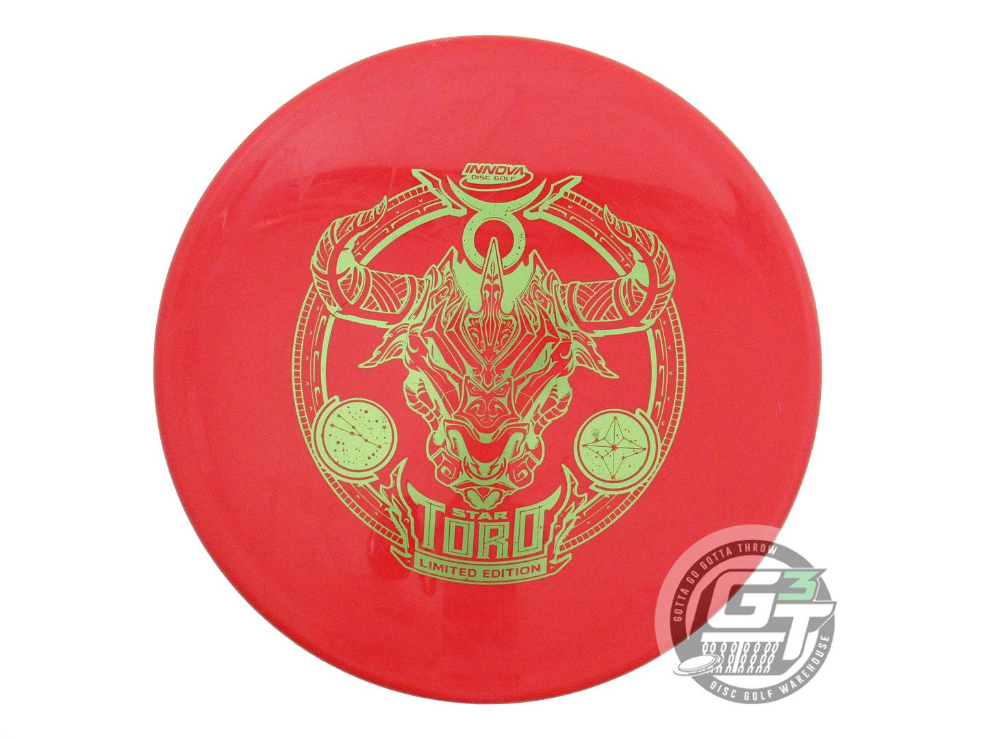 USED Innova [LE] Star Toro 174g Red Lime Foil Midrange Disc