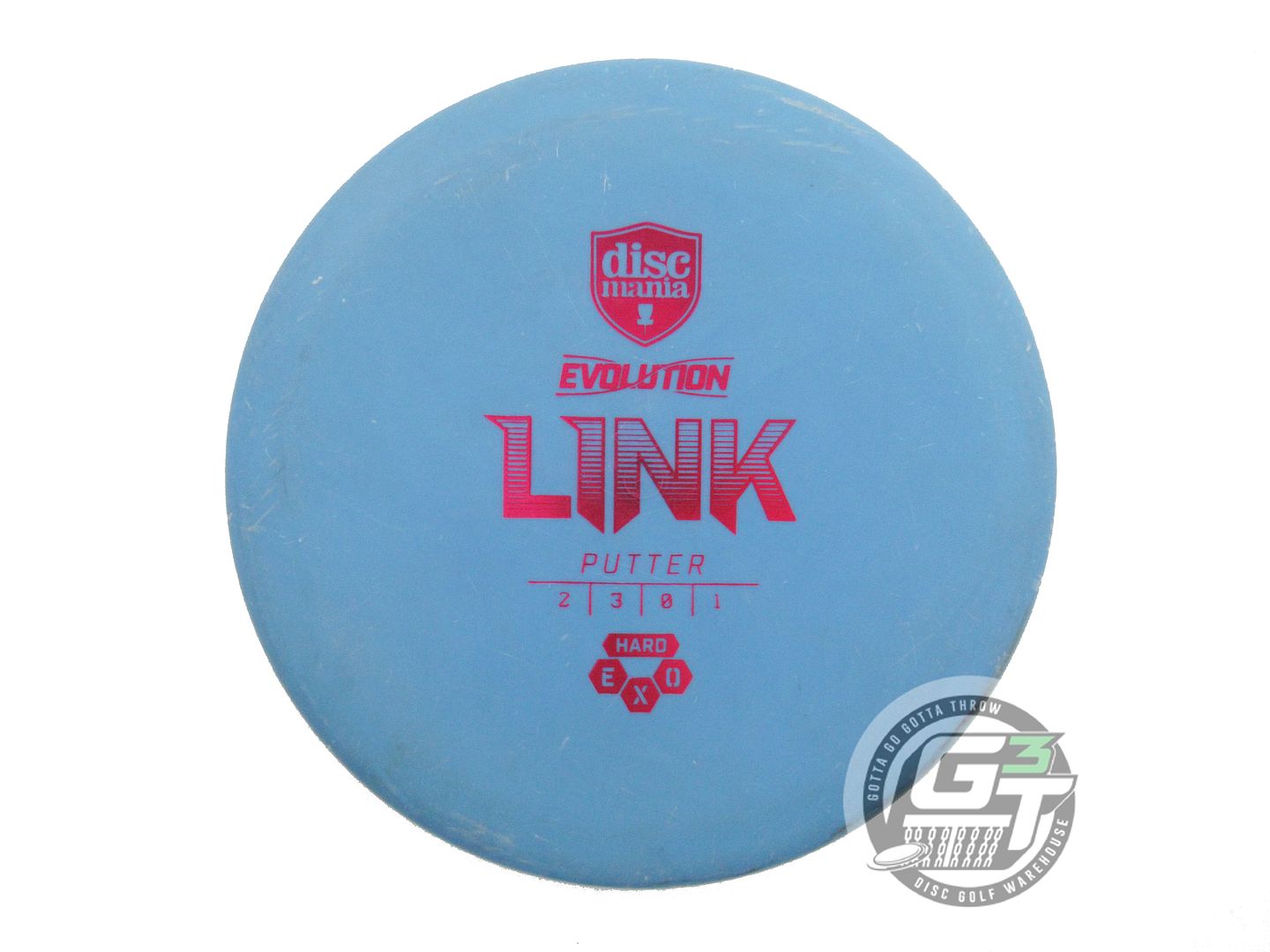 USED DiscMania EXO Hard Link 176g Blue Purple Foil A Putter Golf Disc