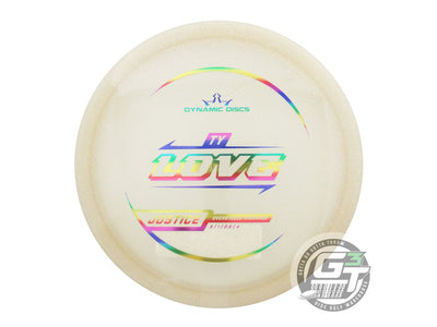 Dynamic Discs Limited Edition 2025 Team Series Ty Love Gold Metal Flake Lucid Justice Midrange Golf Disc (Individually Listed)