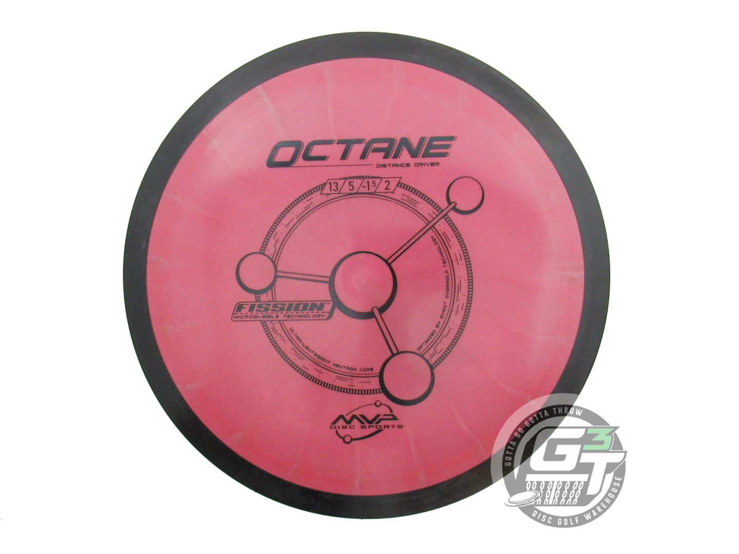 USED MVP Disc Sports Fission Octane 156g Dark Pink Distance Driver Golf Disc
