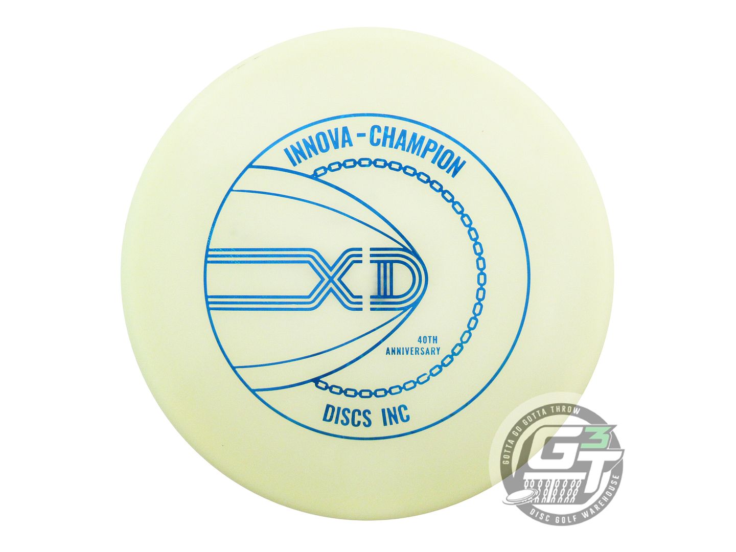 USED Innova [40 YEAR] Champion Glow XD 174g Blue Foil Putter Golf Disc