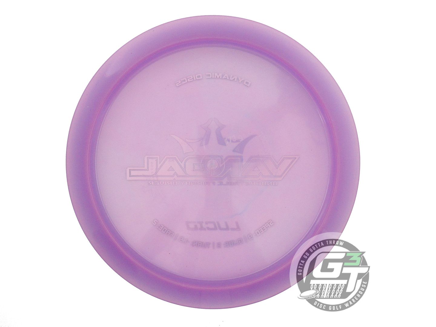 NOS Dynamic Discs Lucid Vandal 173g Purple Green Foil Distance Driver Golf Disc