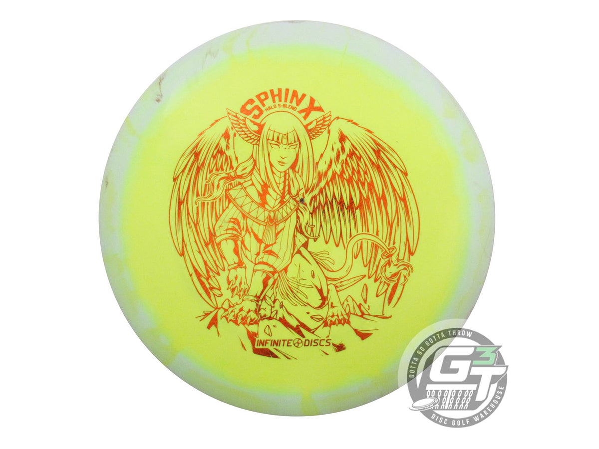 USED Infinite Halo S-Blend Sphinx 175g White-Yellow Distance Driver Golf Disc