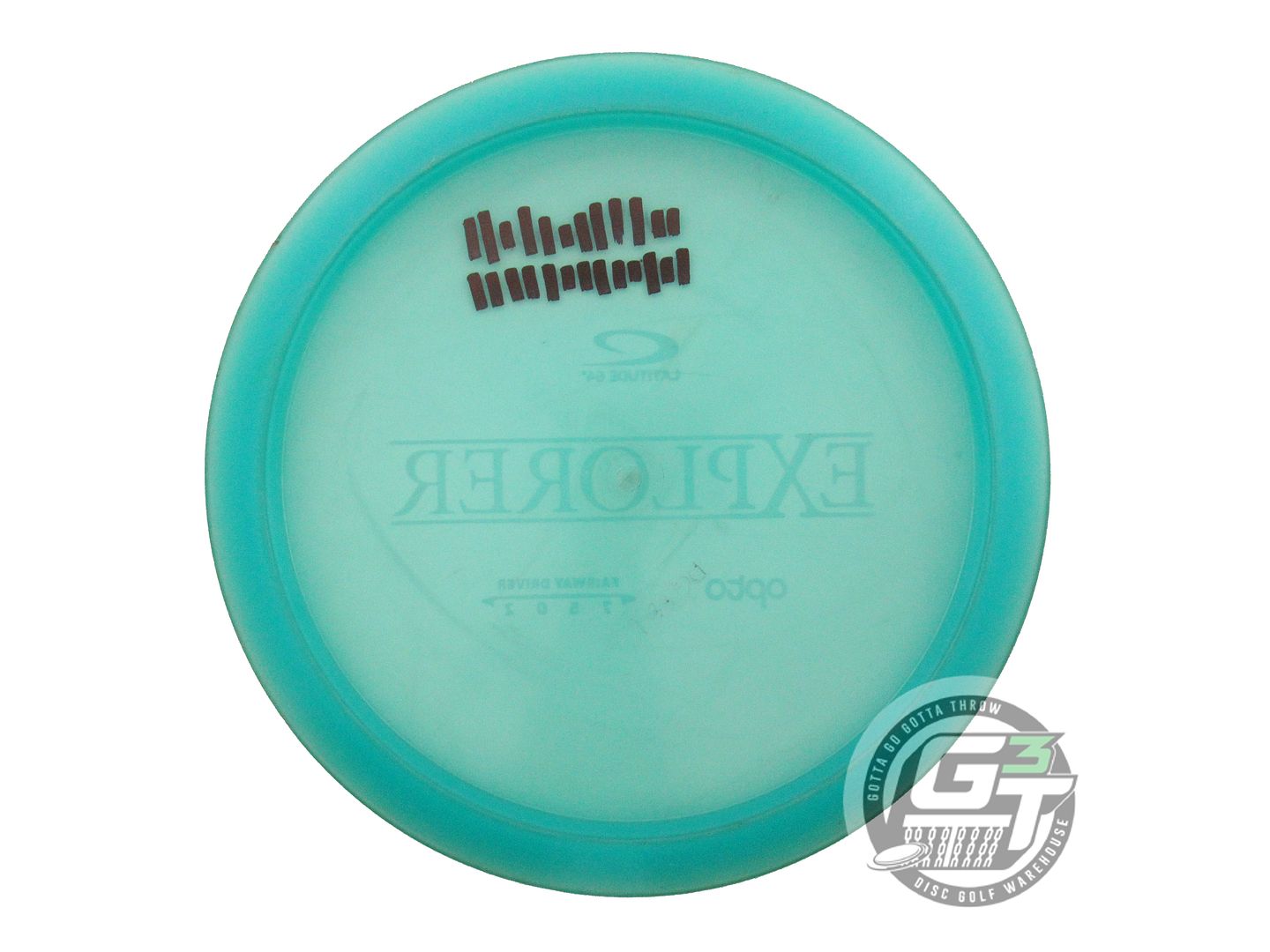 USED Latitude 64 Opto Explorer 171g Teal White Stamp Distance Driver Golf Disc