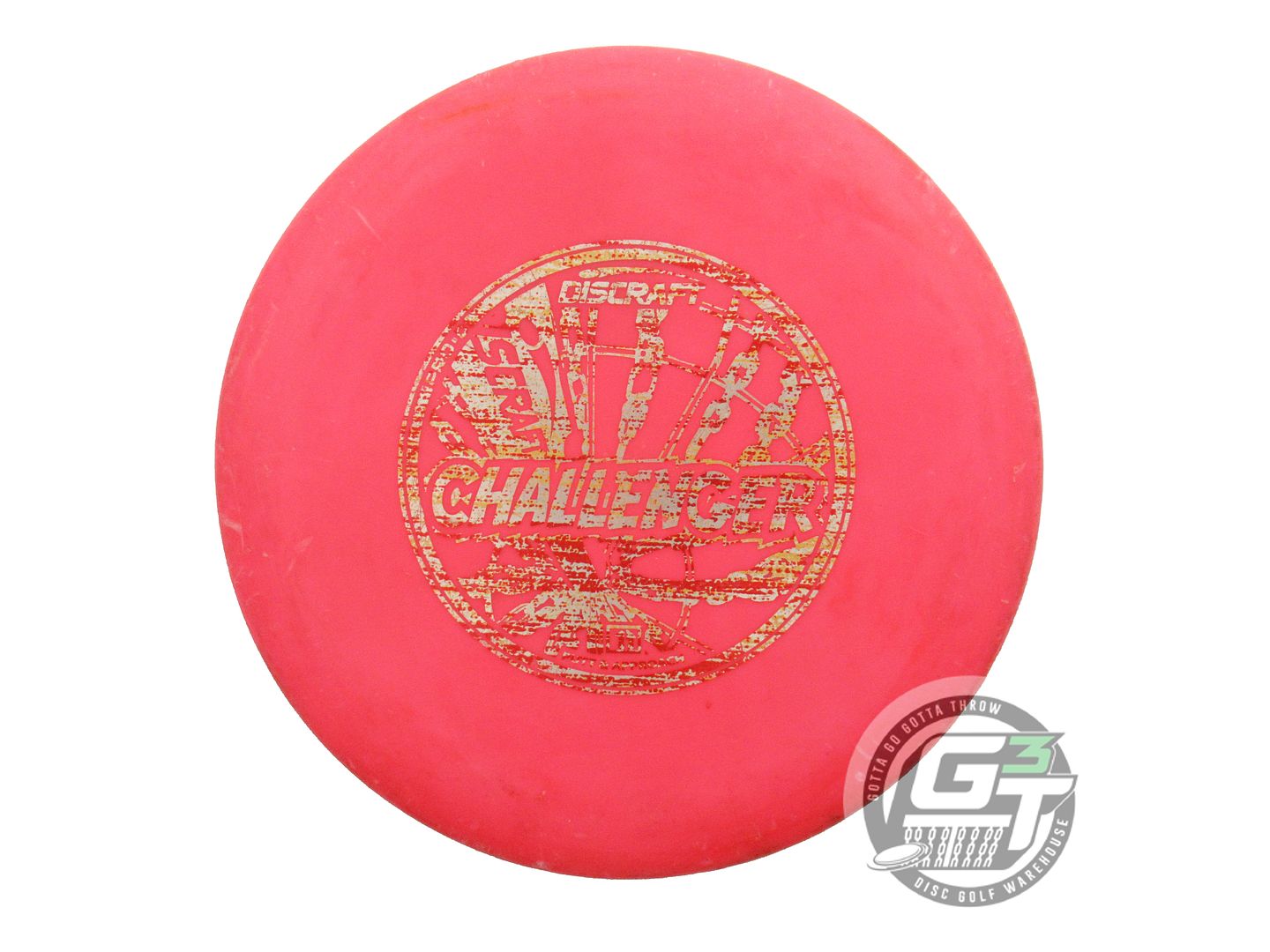 USED Discraft Pro D Challenger 165g Red Static Foil Putter Golf Disc