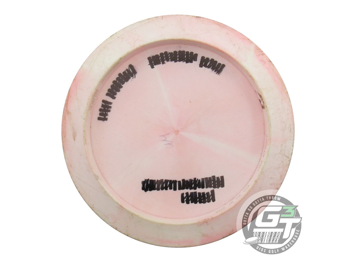 USED Discraft [ADERHOLD] ESP Swirl Nuke 176g Lt. Pink-Cream Distance Driver Disc