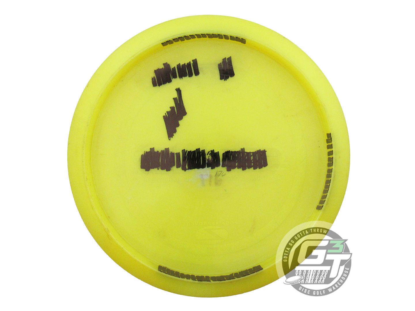 USED Discraft Z Stalker 176g Yellow White Stamp PFN Fairway Driver Golf Disc