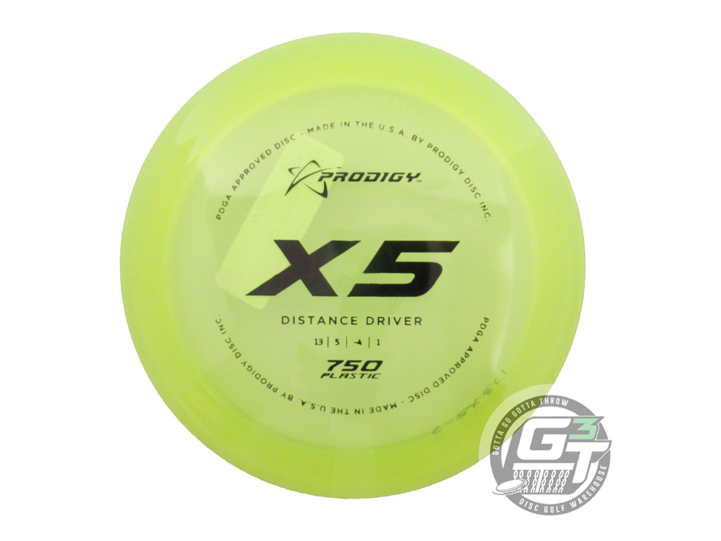 Prodigy 750 Series X5 Distance Driver Golf Disc (Individually Listed)