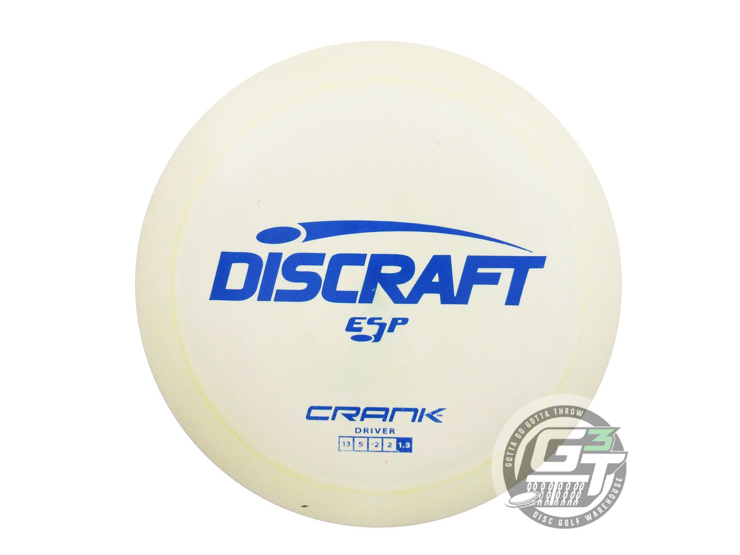 USED Discraft ESP Crank 168g Yellow Blue Stamp Distance Driver Golf Disc