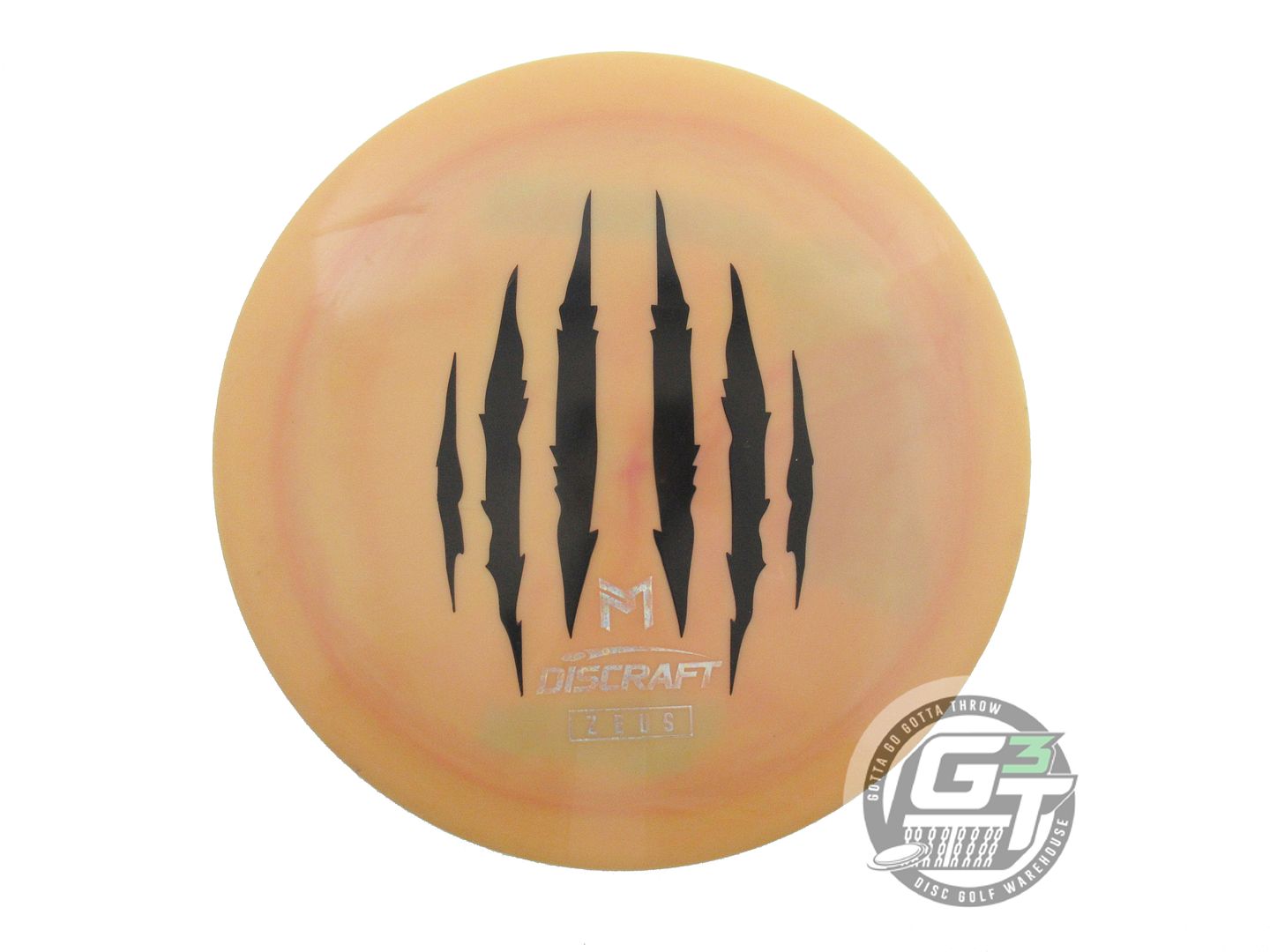 USED Discraft [McBETH] 6X CLAW ESP Zeus 176g Marigold-Red Driver Golf Disc