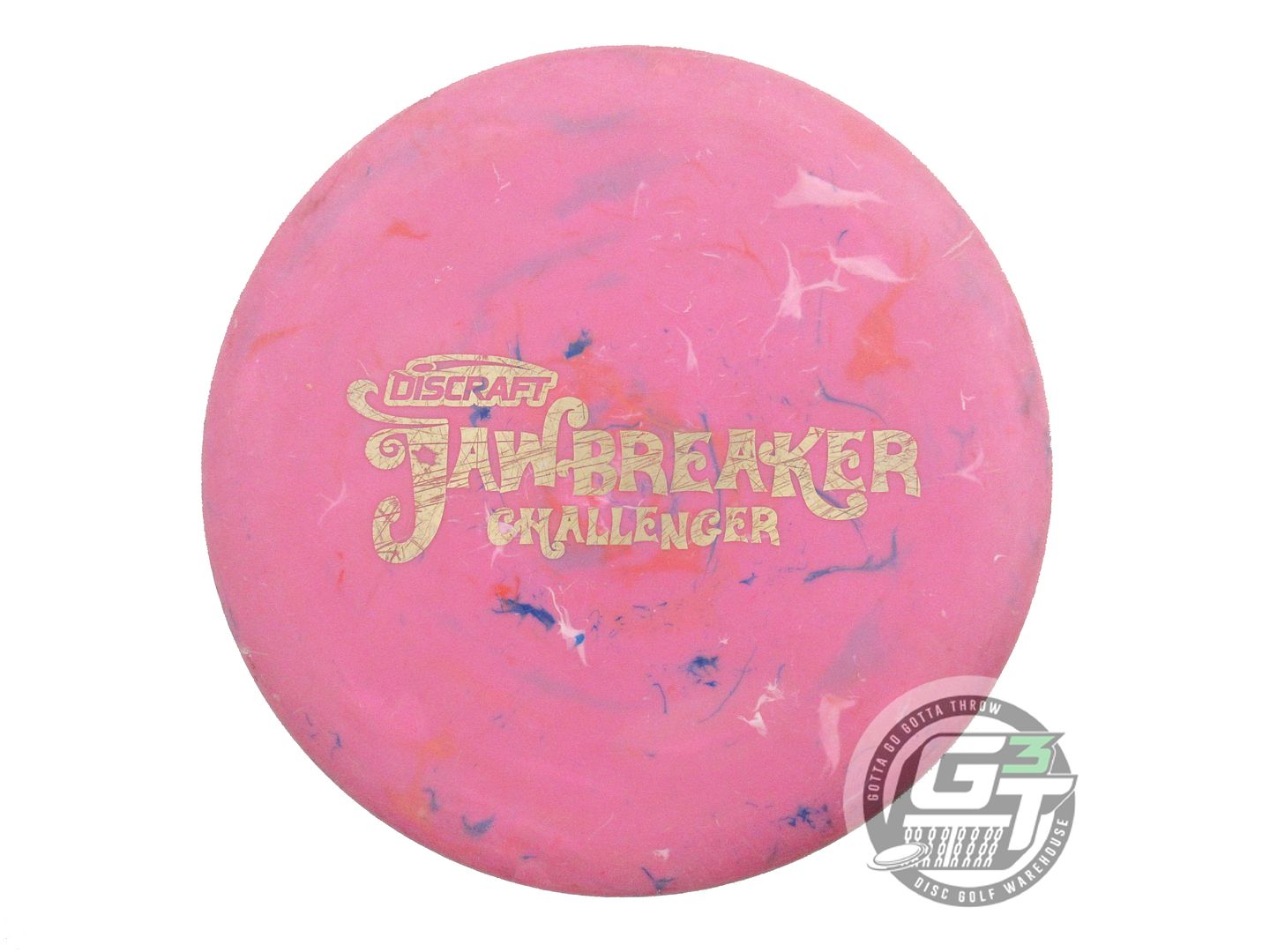 USED Discraft Jawbreaker Challenger 170g Pink Gold Foil Putter Golf Disc