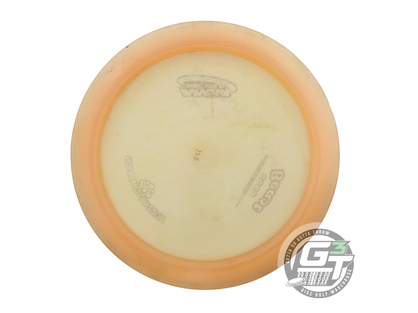 USED Innova Blizzard Beast 158g Peach Prism Foil Distance Driver Golf Disc