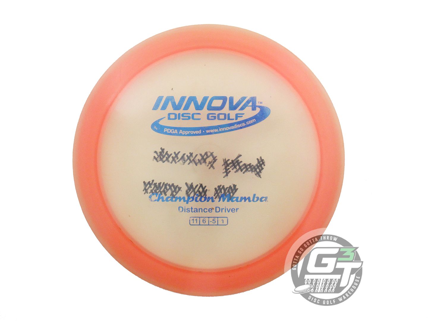 USED Innova Champion Mamba 175g Pink Blue Foil Distance Driver Golf Disc