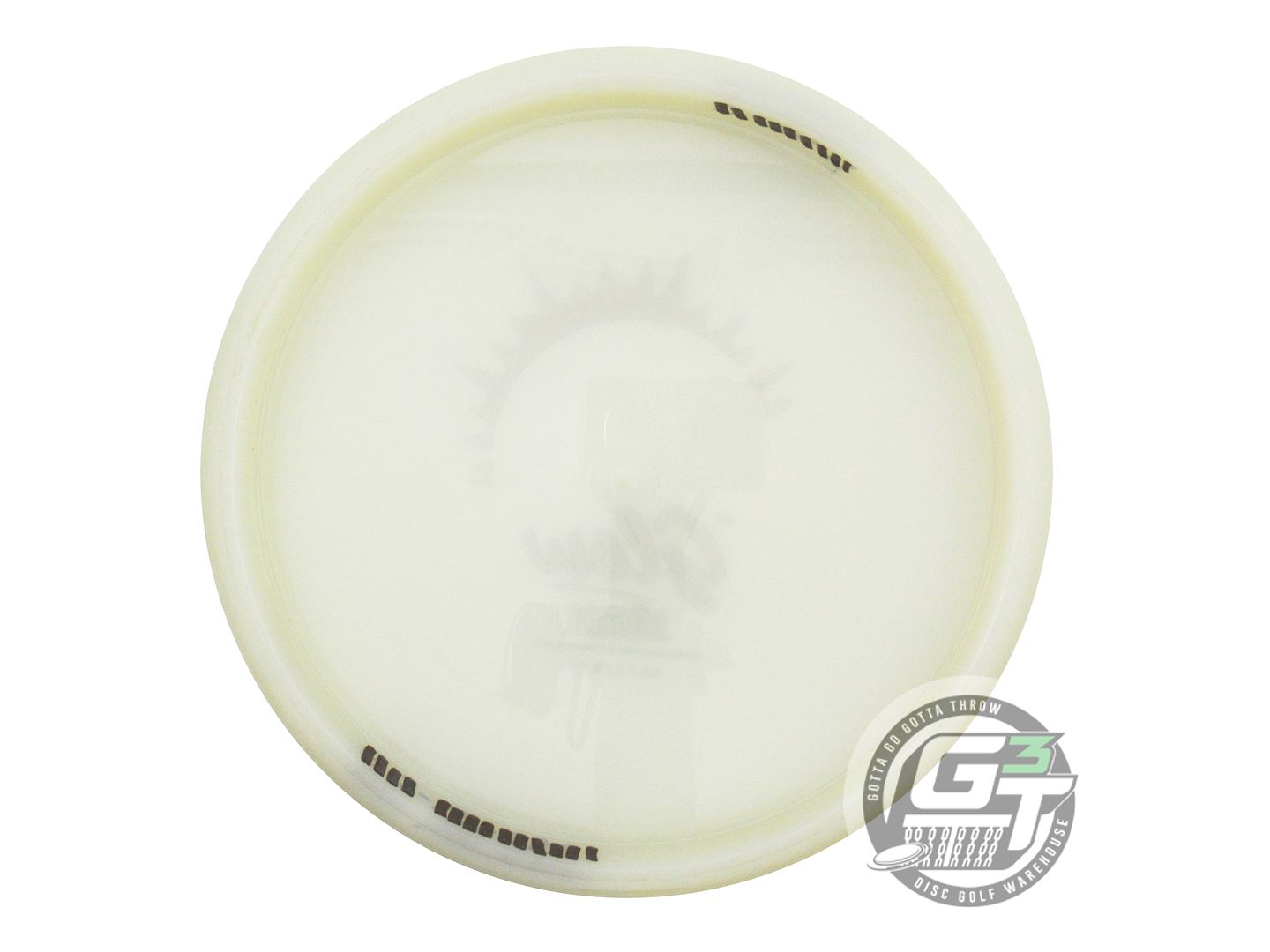 USED Kastaplast K1 Glow Jarn 173g Green Glitter Foil Midrange Golf Disc