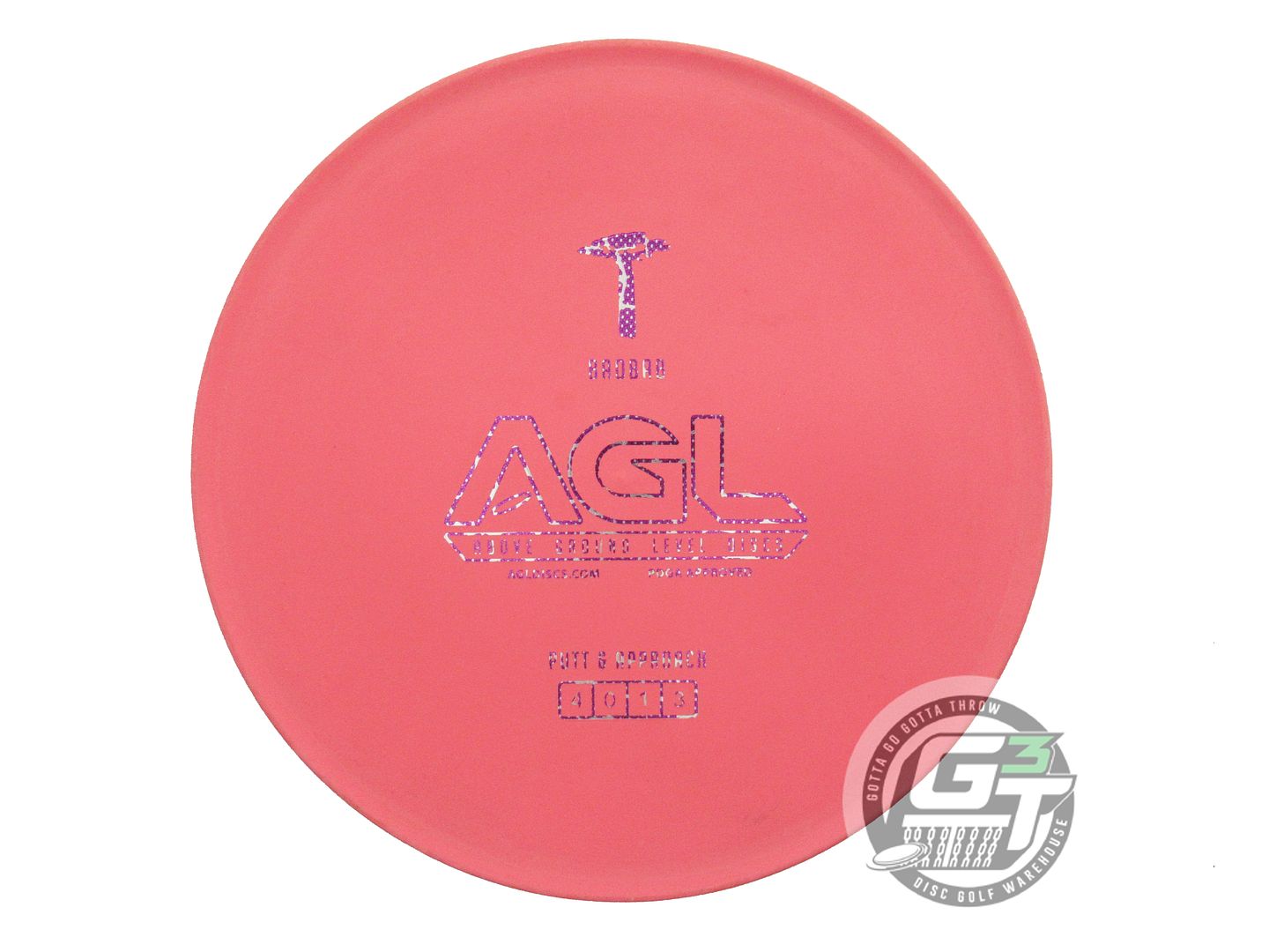 USED Above Ground Level Woodland Baobab 176g Red Reptile Foil Putter Golf Disc