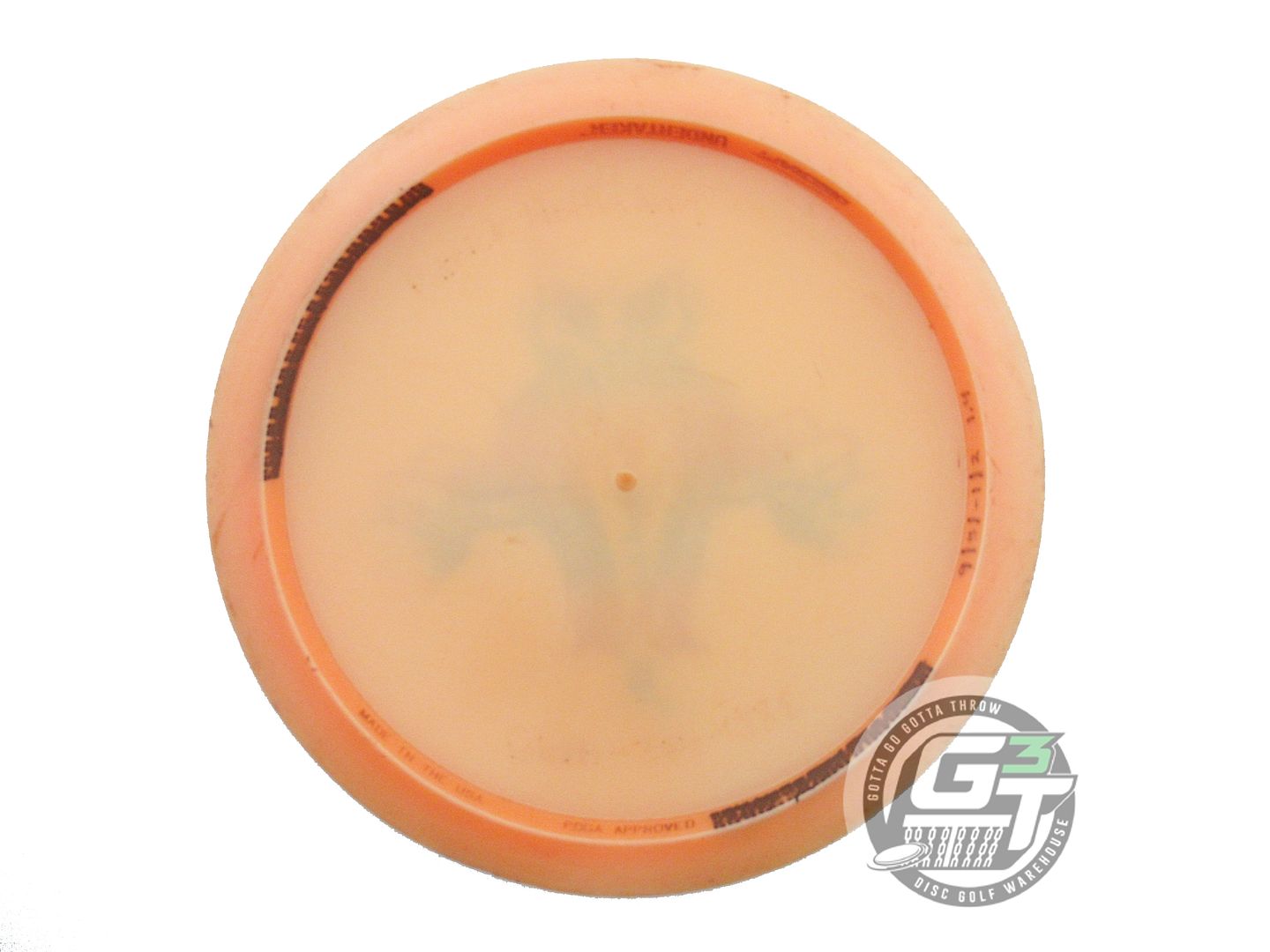 USED Discraft Big Z Undertaker 174g Orange Rainbow Foil Distance Driver Disc