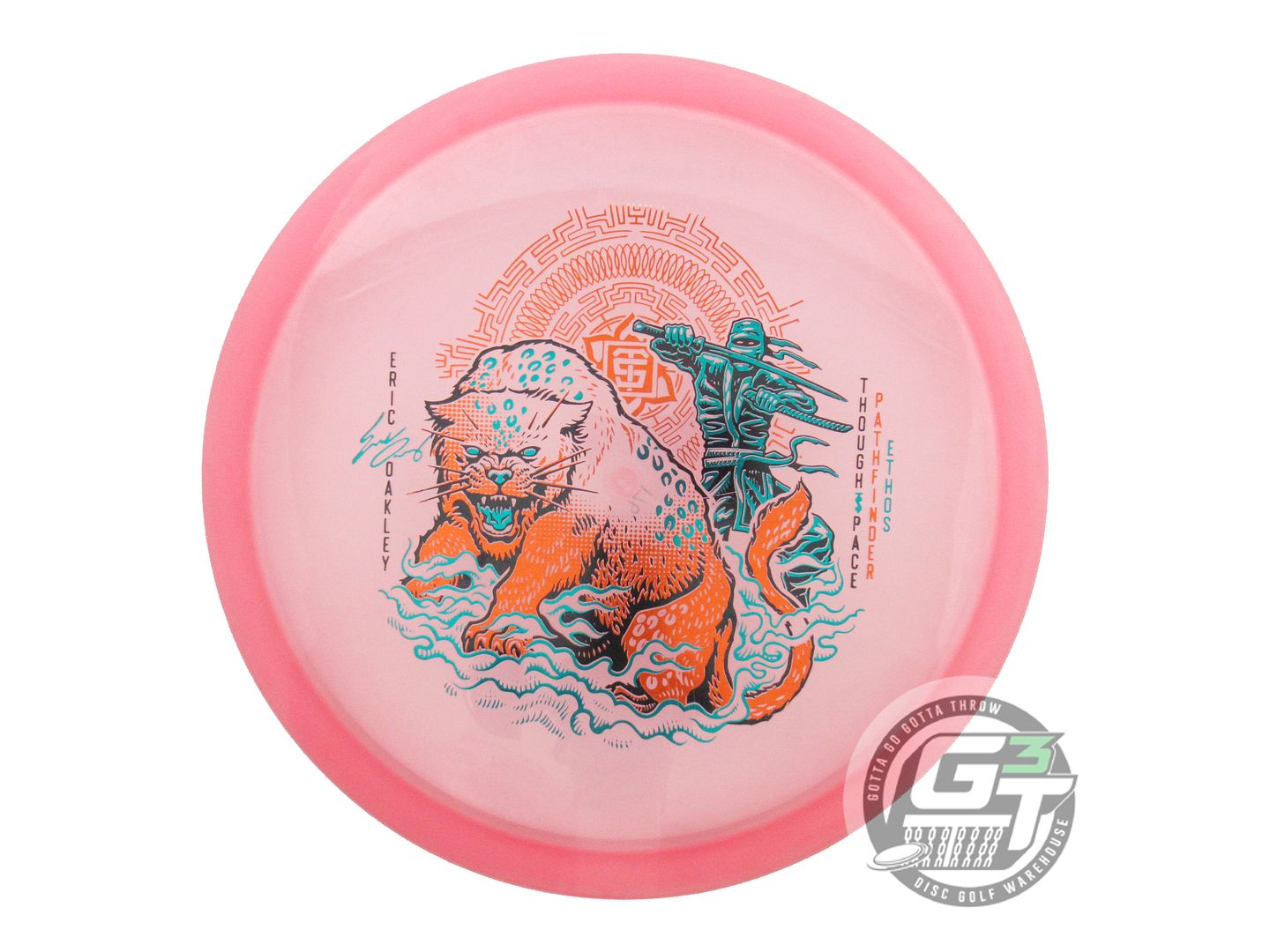 USED Thought Space [OAKLEY] Ethos Pathfinder 176g Pink Midrange Golf Disc