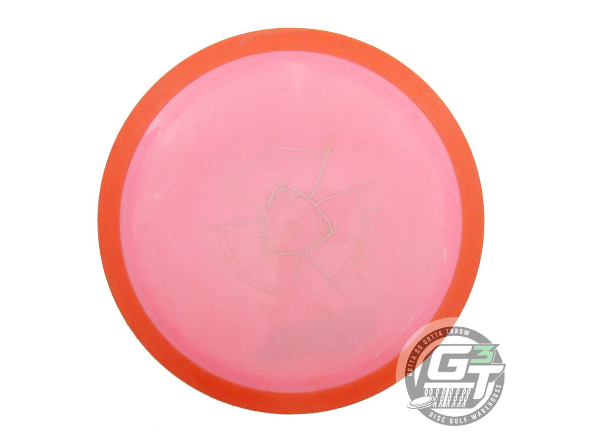 USED Axiom Discs Neutron Tantrum 175g Pink Orange Rim Distance Driver Golf Disc