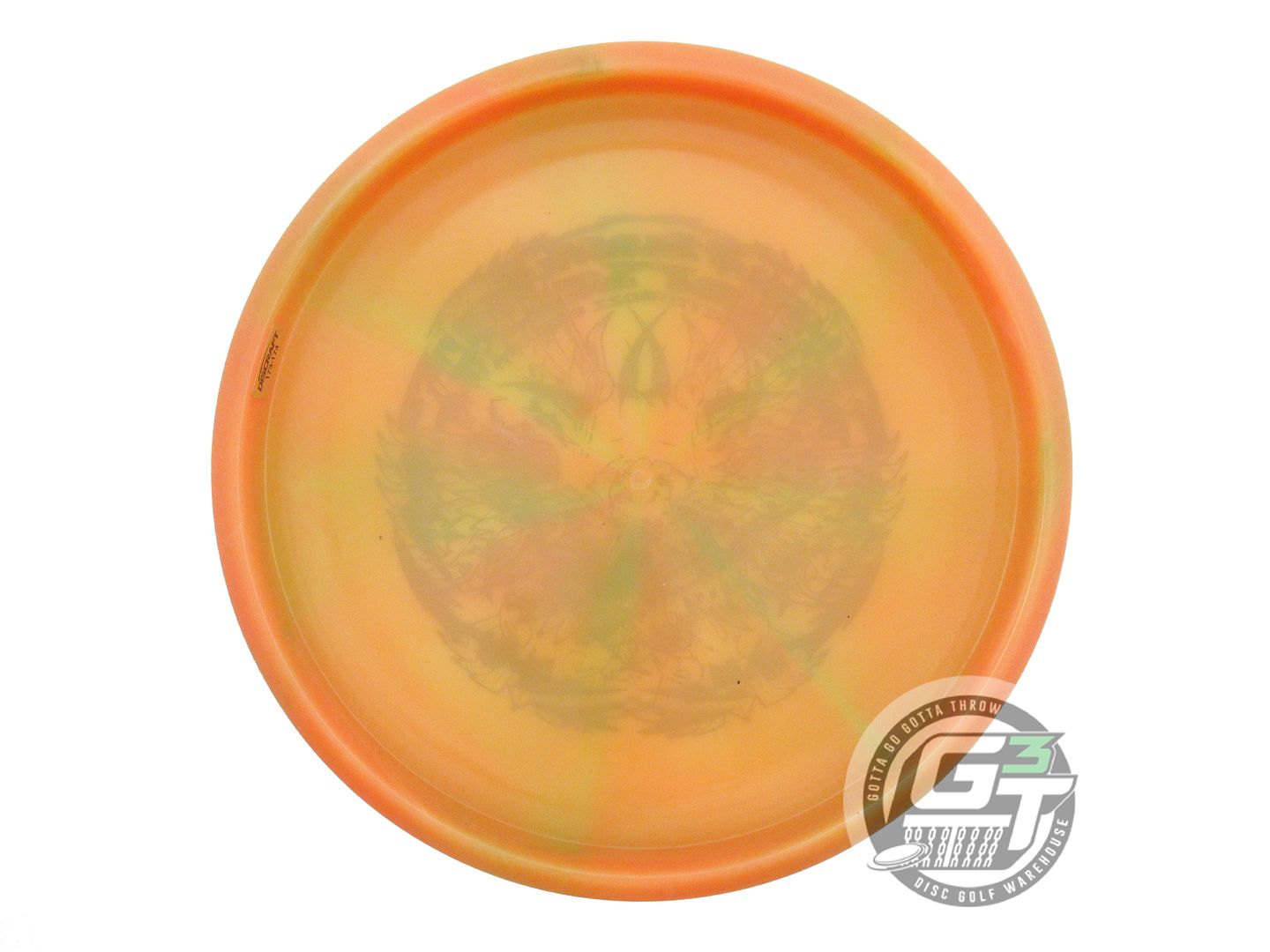 NOS Discraft X-OUT [PIERCE] Z Swirl Fierce 172g Orange-Lime Putter Golf Disc