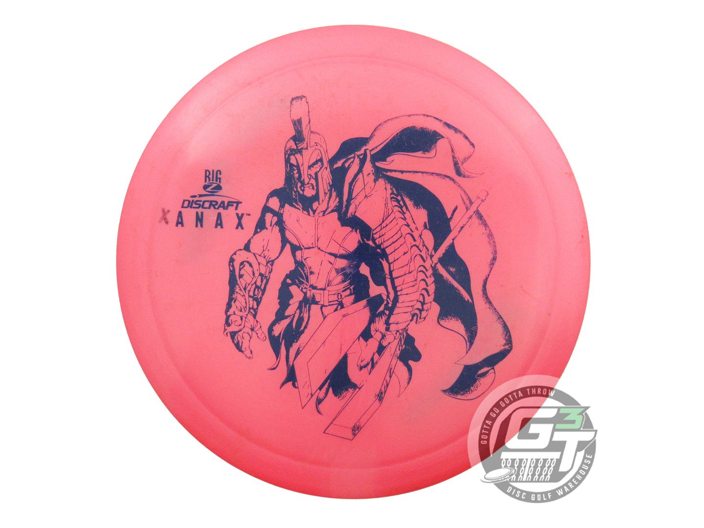 USED Discraft Big Z Anax 173g Pink Blue Stamp Driver Golf Disc