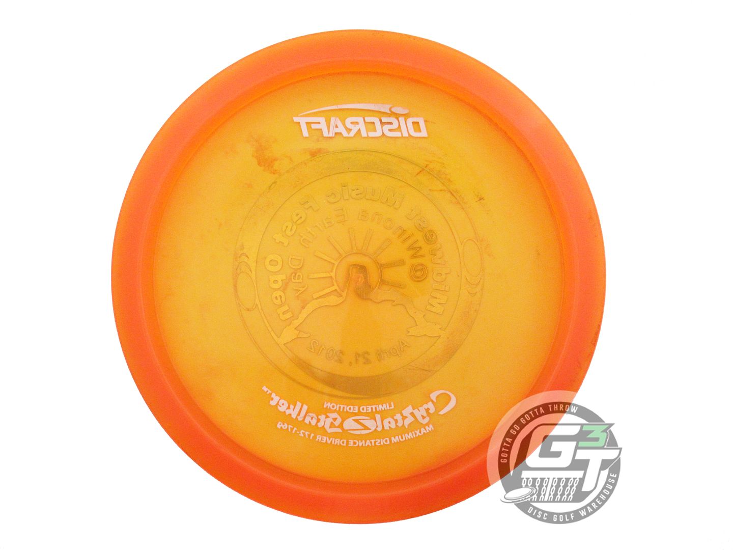 USED Discraft [LE] CryZtal Stalker 175g Orange Rainbow Foil Driver Disc