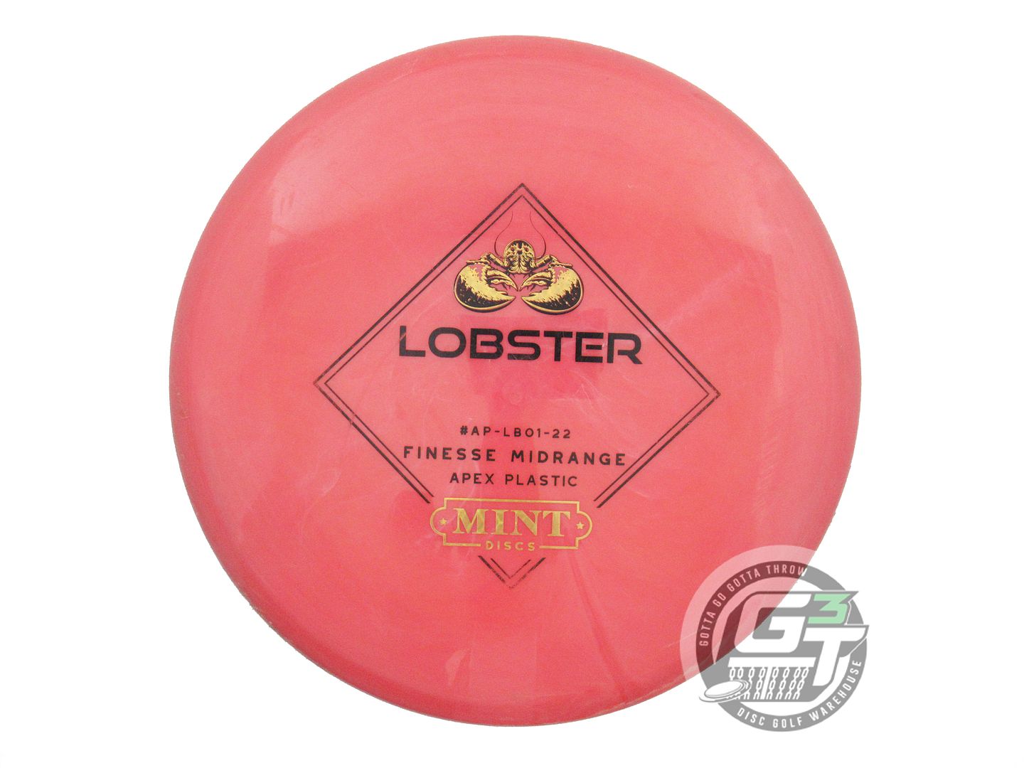 USED Mint Discs Apex Lobster 179g Pink Midrange Golf Disc