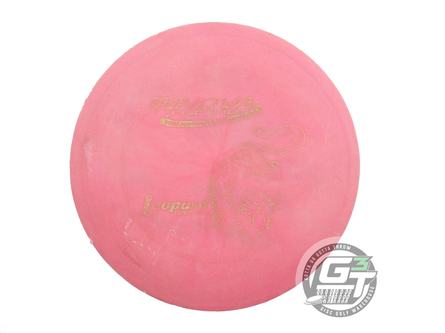USED Innova DX Leopard 170g Pink Gold Foil Fairway Driver Golf Disc