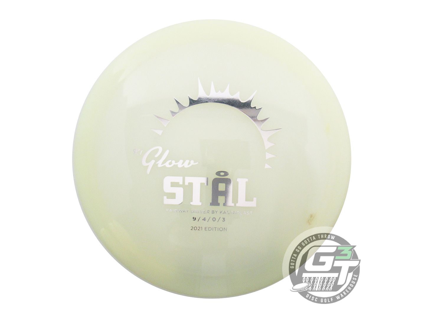 USED Kastaplast [2021] K1 Glow Stal 174g Silver Foil Fairway Driver Golf Disc