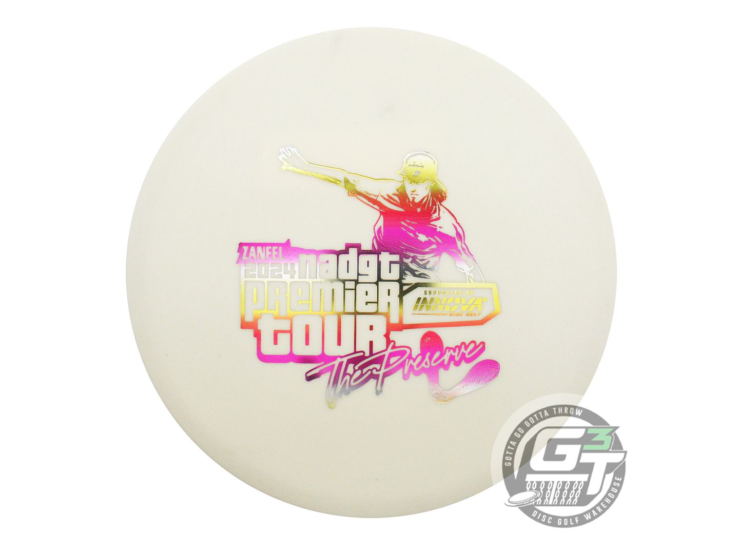 Innova Limited Edition 2024 NADGT at The Preserve Glow Nexus Roc Midrange Golf Disc (Individually Listed)