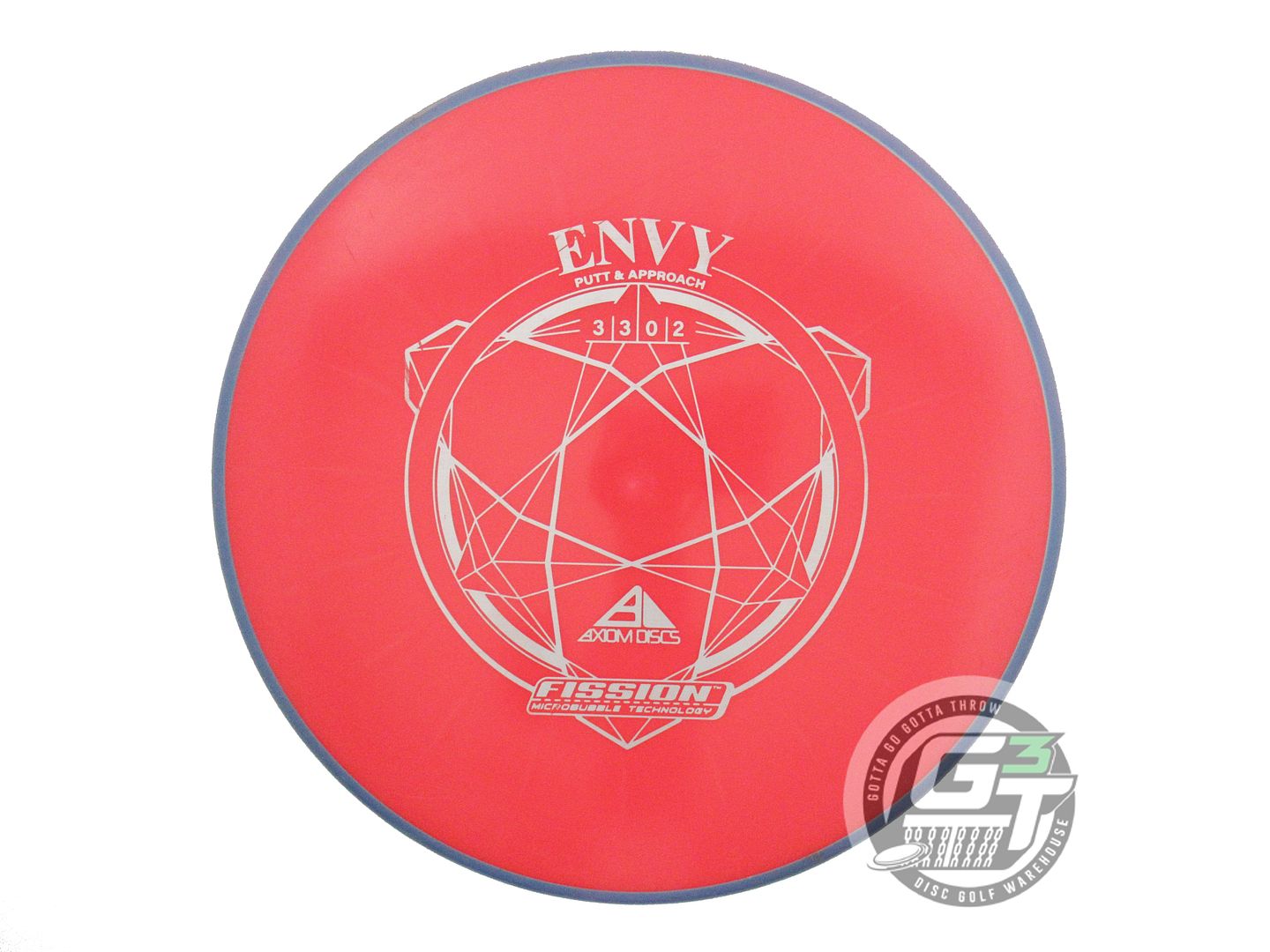 USED Axiom Discs Fission Envy 171g Red Blue Rim Putter Golf Disc