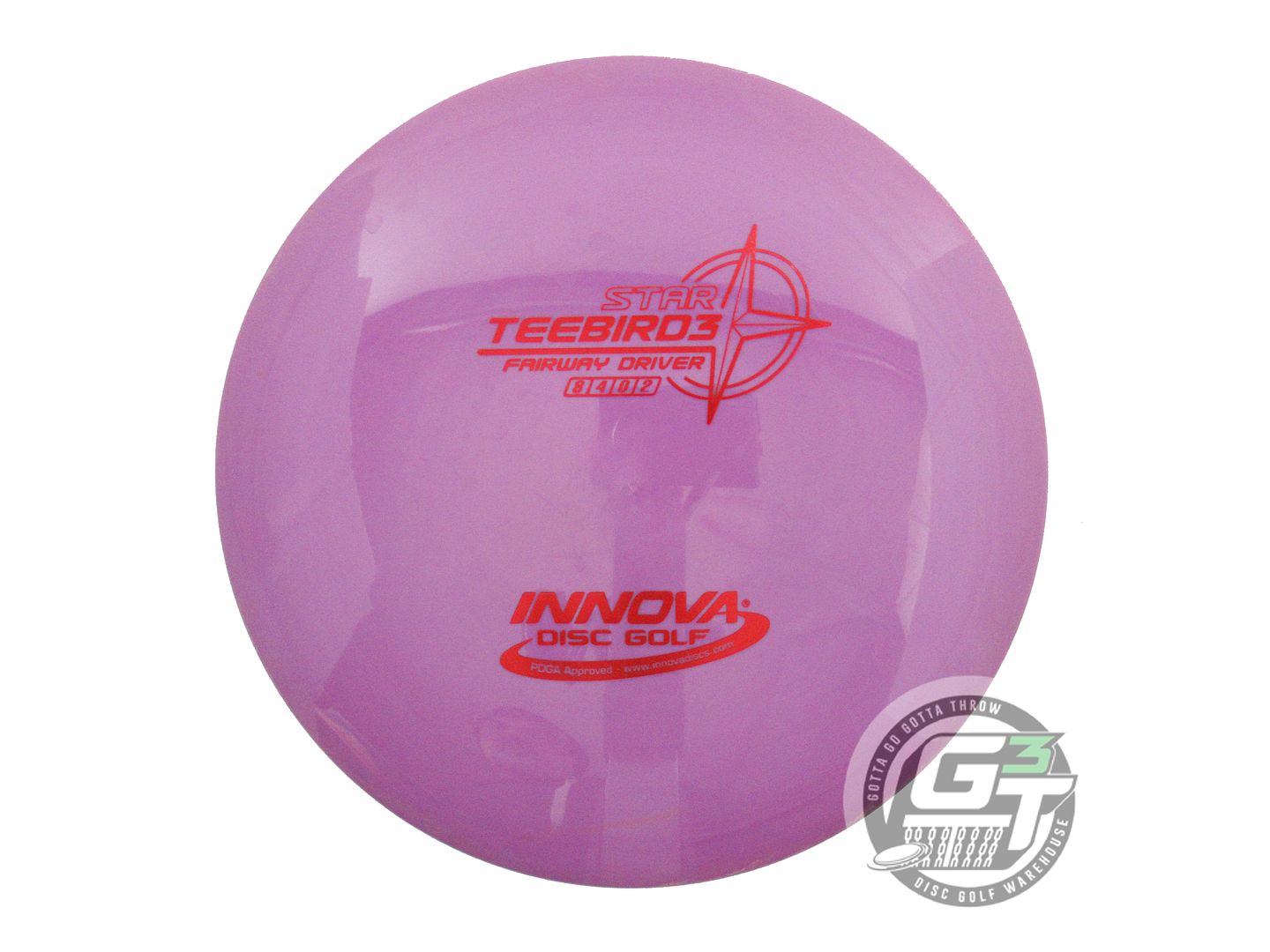 USED Innova Star Teebird3 168g Purple Red Foil Fairway Driver Golf Disc